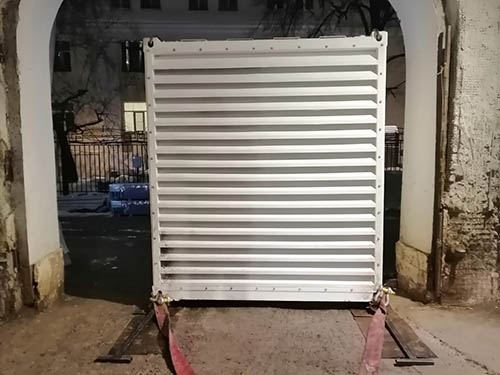 Перемещение дизель генератора весом 15т