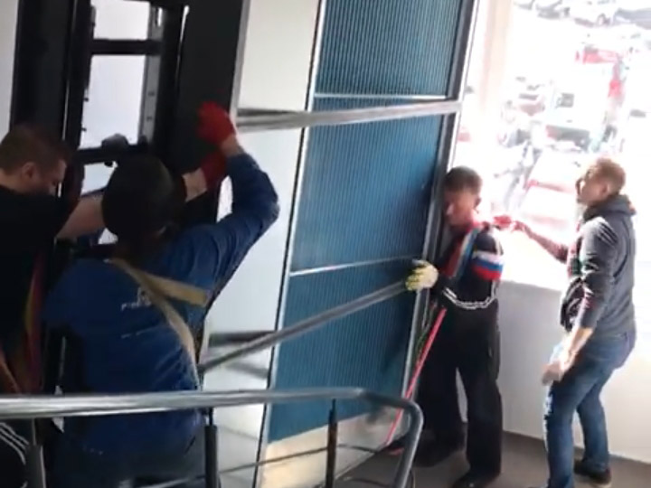 Установка промышленного оборудования