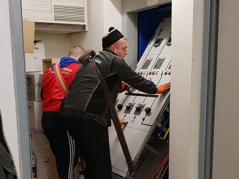 Занос щита ШН 18