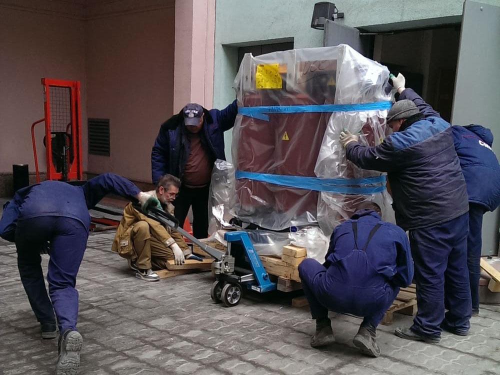 Установка трансформатора