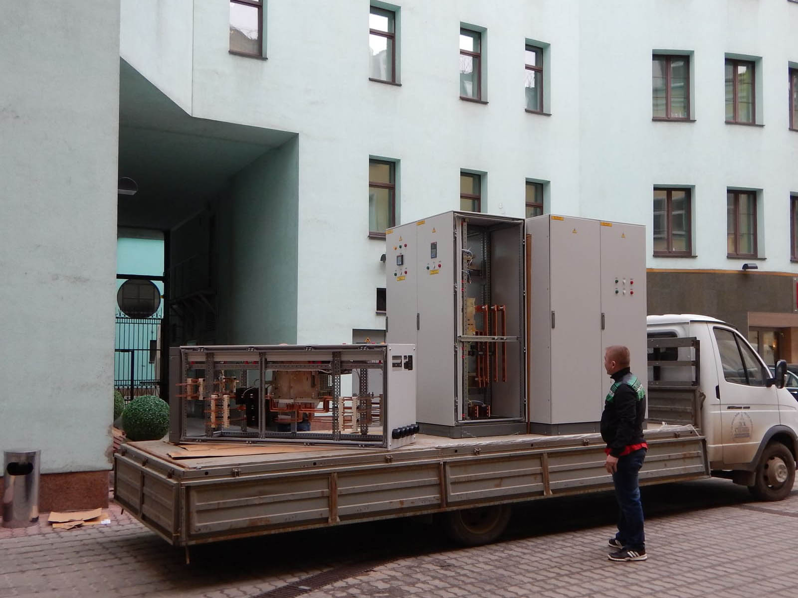 Установка щитов